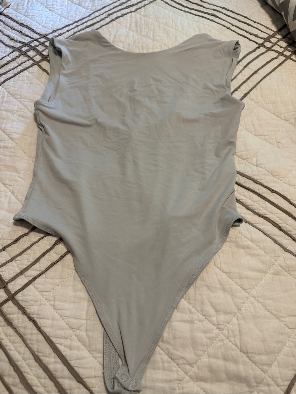 House of Harlow 1960 Light Gray Women's Bodysuit